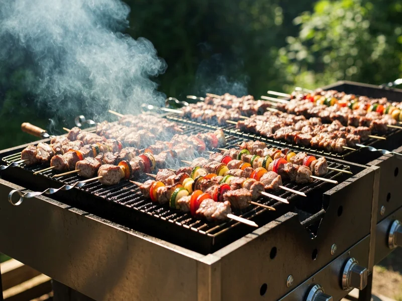 Гриль-зона на корпоративном BBQ