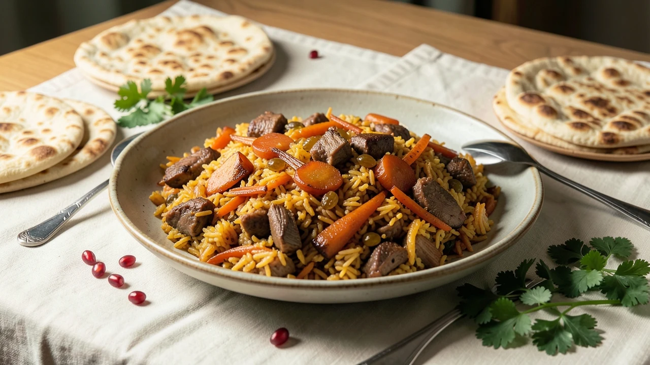 Плов на лягане, фуршетная линия узбекской кухни — Couvert Moscow
