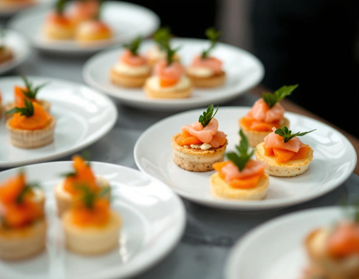Канапе и finger food на выставке